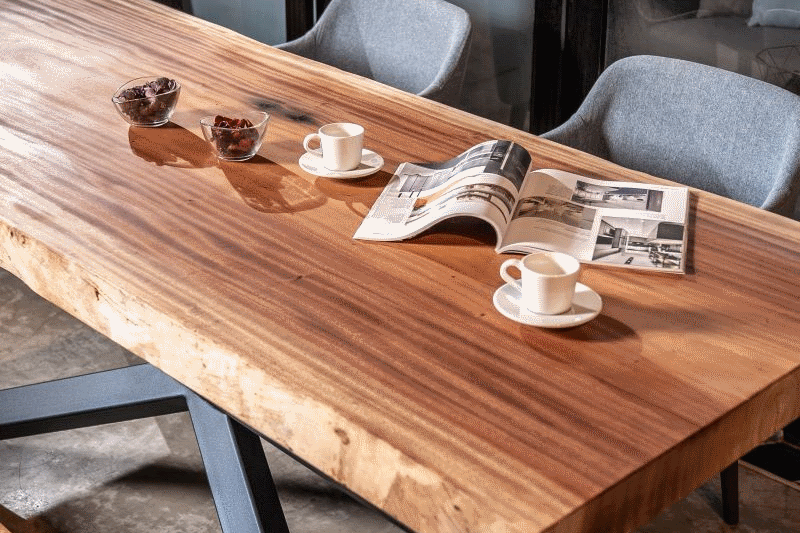 African Mohogany Wood Table